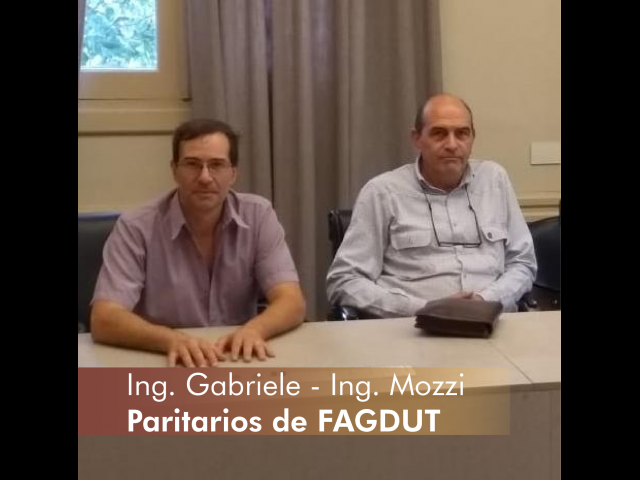 Ing. Gabrielle - Ing. Mozzi - Paritarios de FAGDUT
